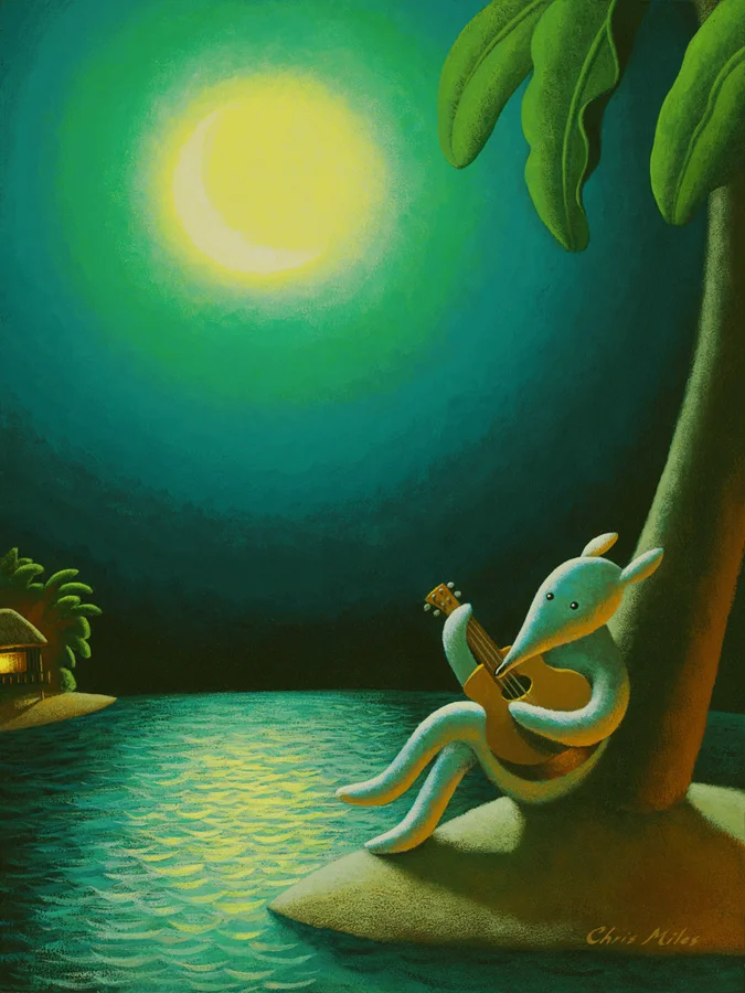 Evening Serenade, Acrylic on Panel, 18 x 24 inches