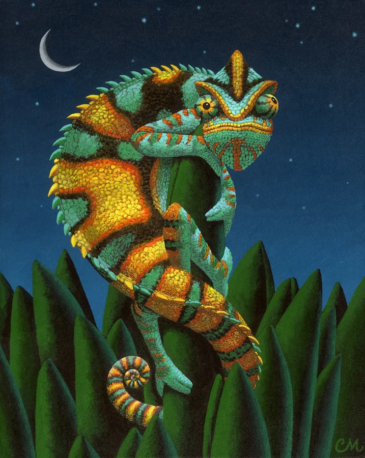 The Night Watch, Acrylic on Panel, 8 x 10 inches