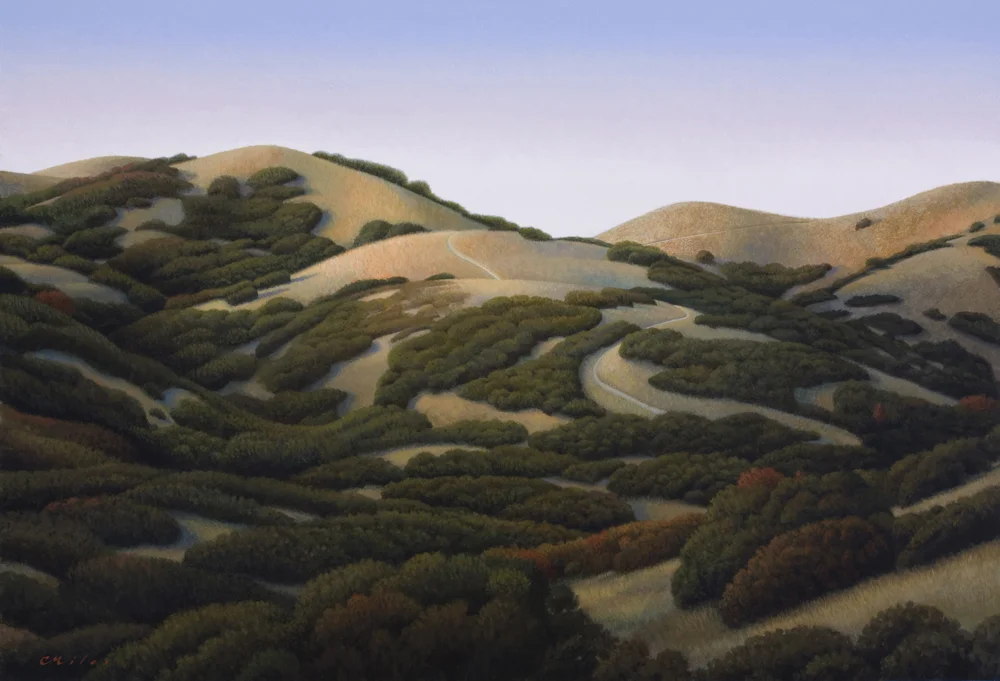 Foothills, Acrylic on Panel, 24 x 36 inches