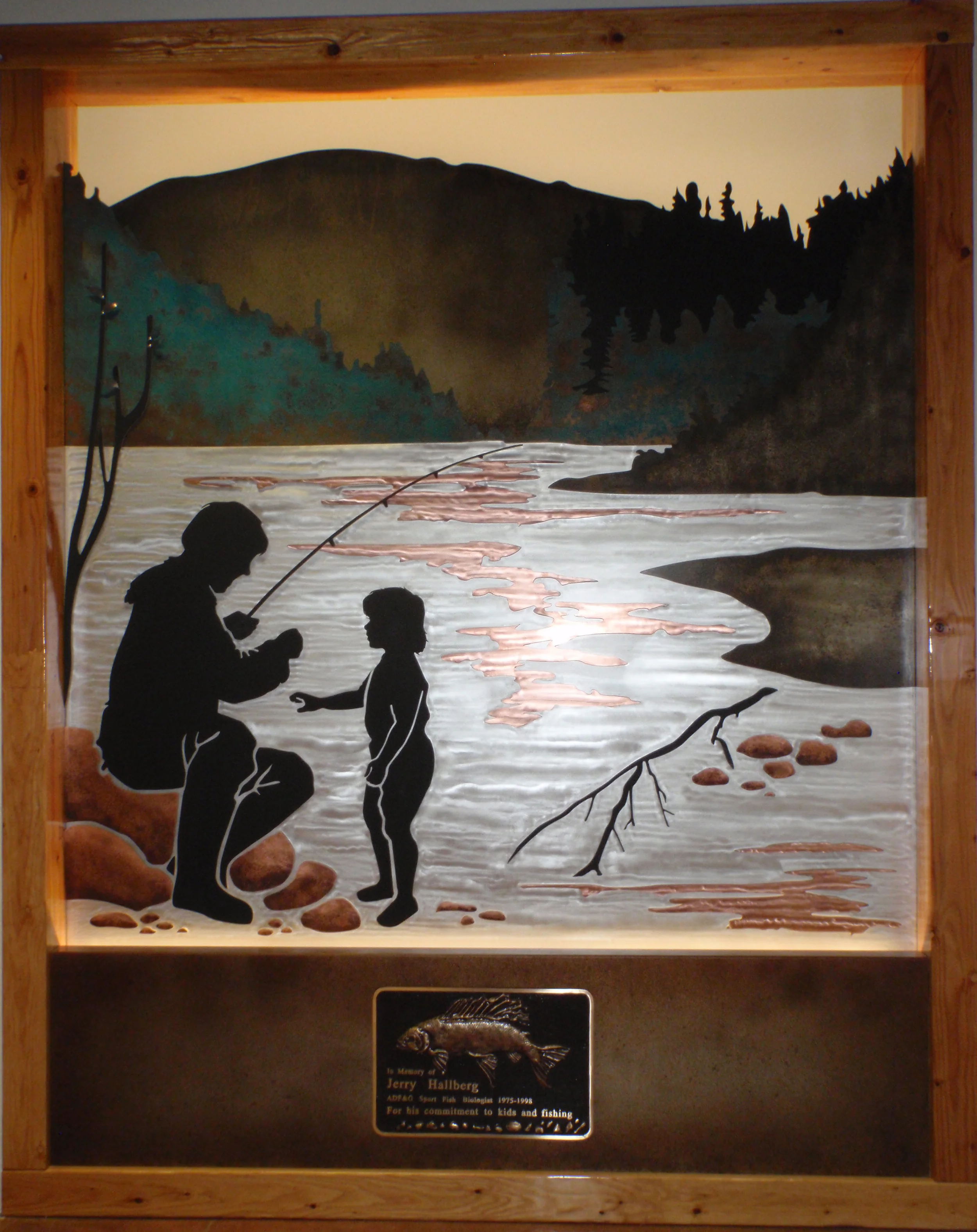 Jerry Hallberg Memorial Sculpture