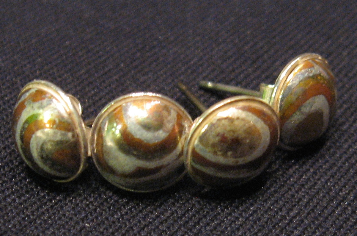 Mokume Studs