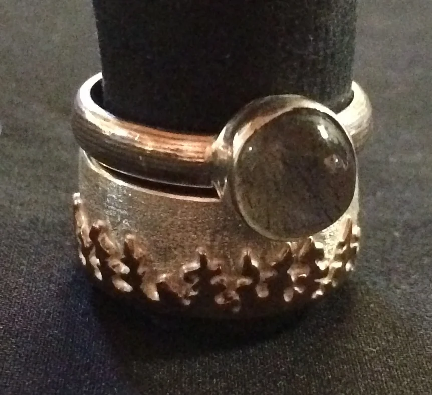 Black Spruce Ring Set