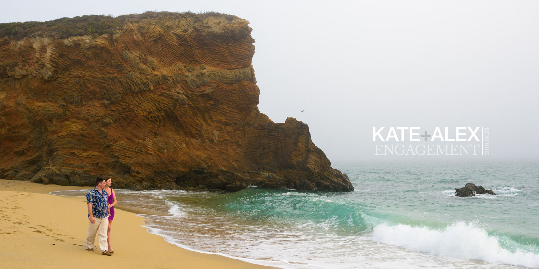 Panther Beach Engagement Photos - Santa Cruz - by Bay Area wedding photographer Chris Schmauch