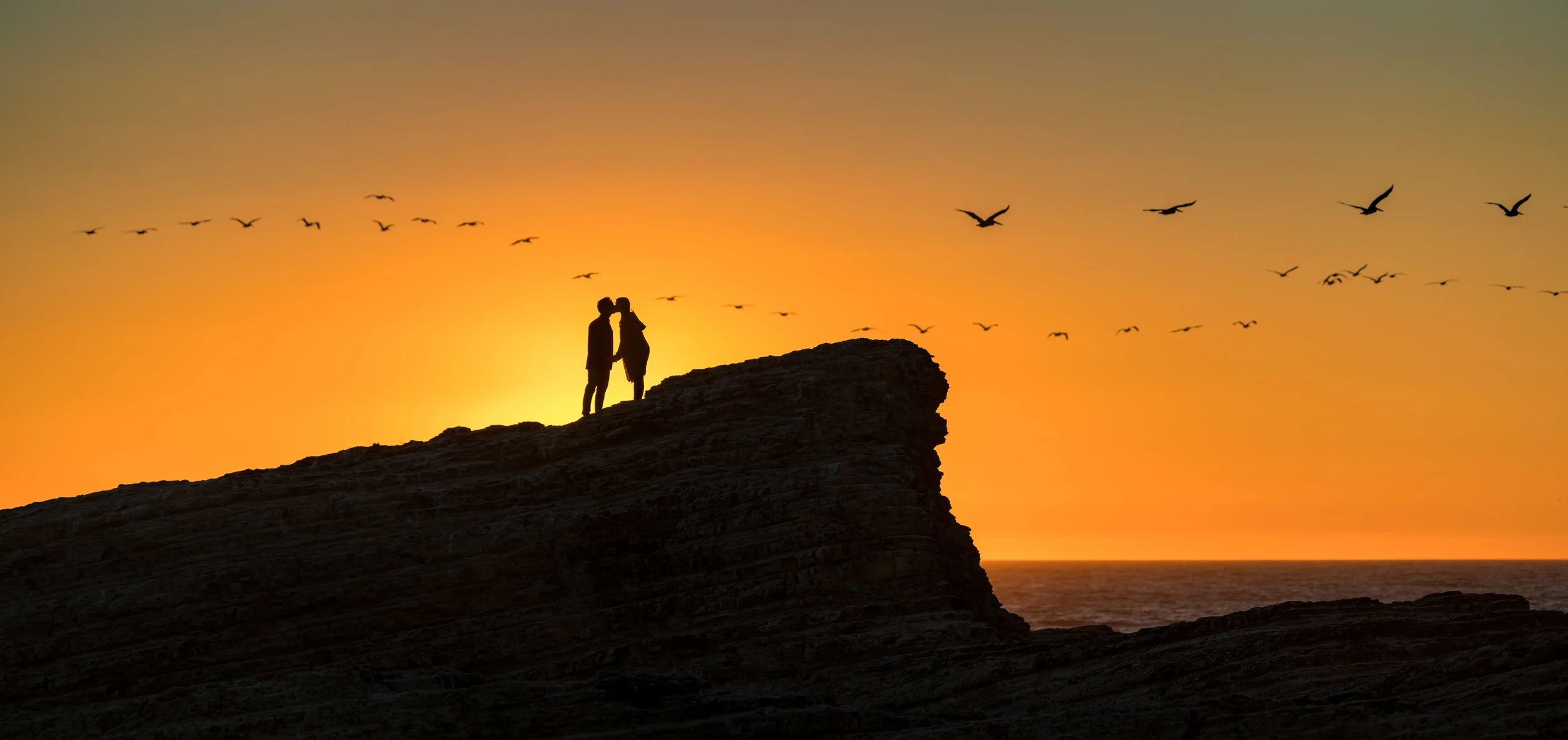 Panther Beach Santa Cruz - Sunset Engagement 