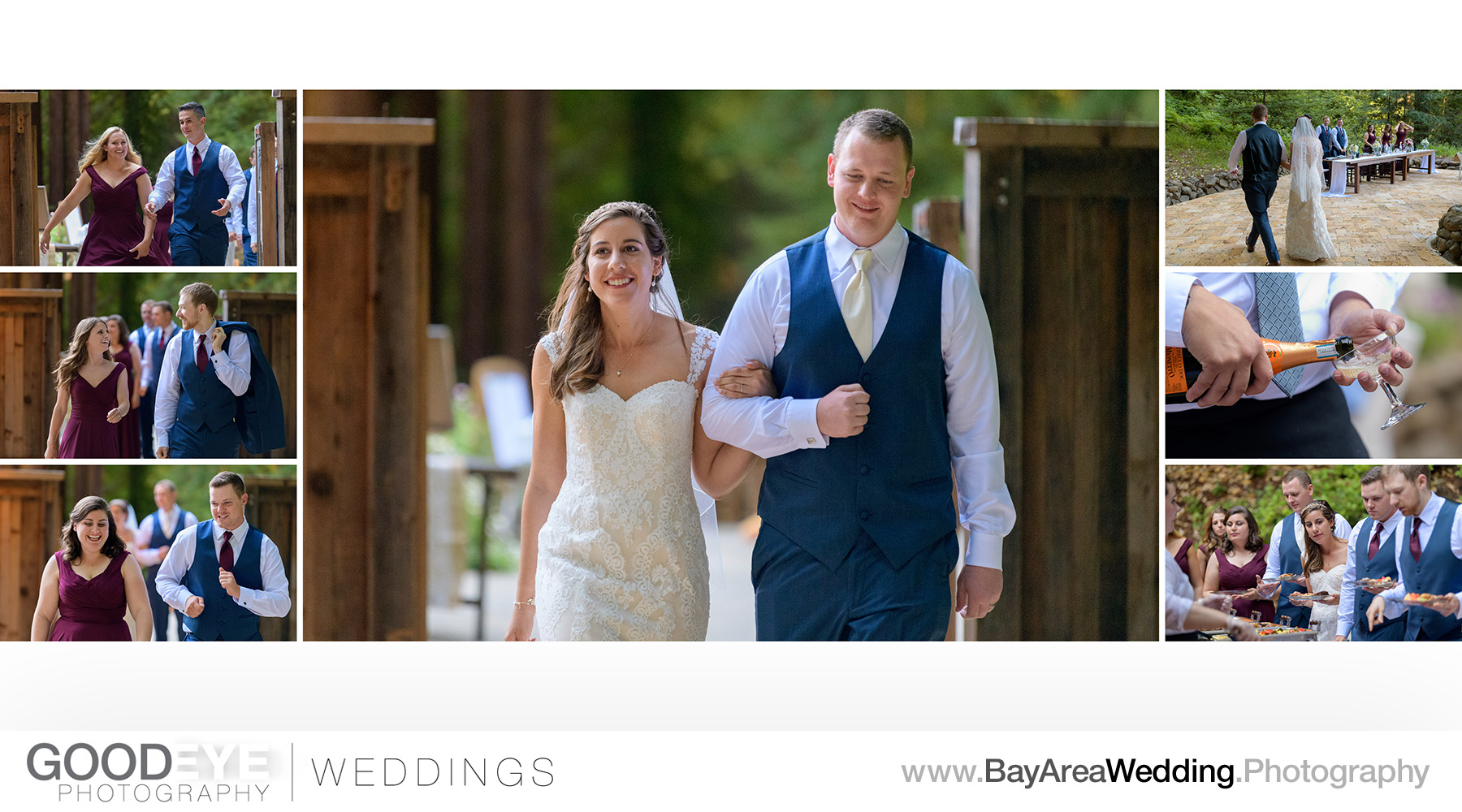 Waterfall Lodge Wedding Photography - Ben Lomond, California - J