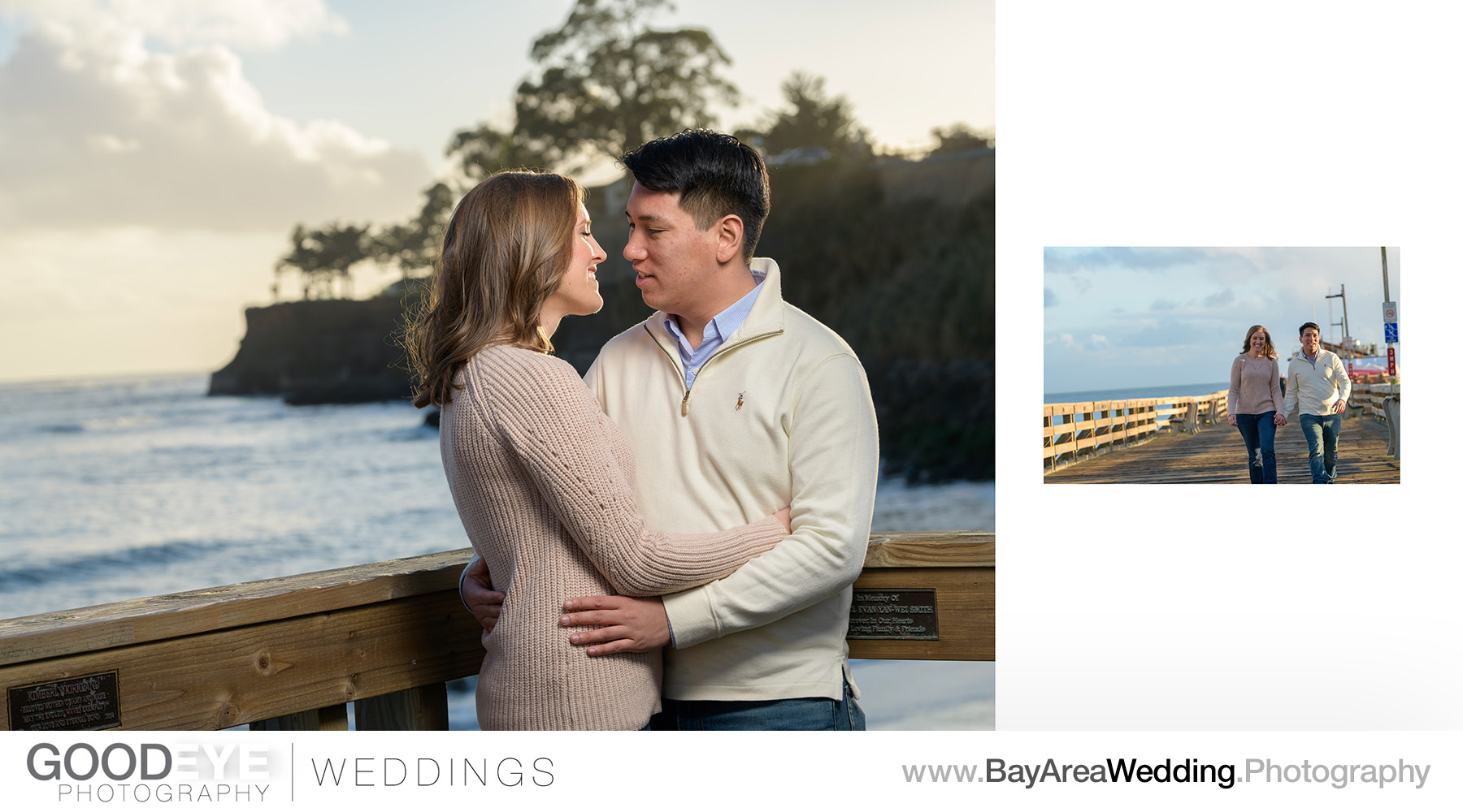 Capitola Beach Engagement Photos - by Bay Area wedding photograp