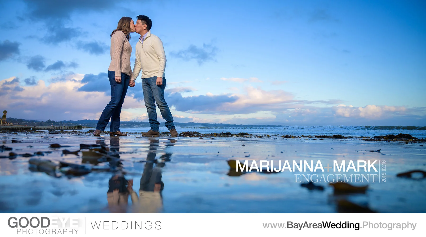 Capitola Beach Engagement Photos - by Bay Area wedding photograp