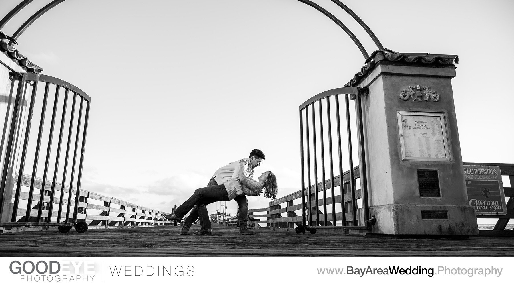 Capitola Beach Engagement Photos - by Bay Area wedding photograp