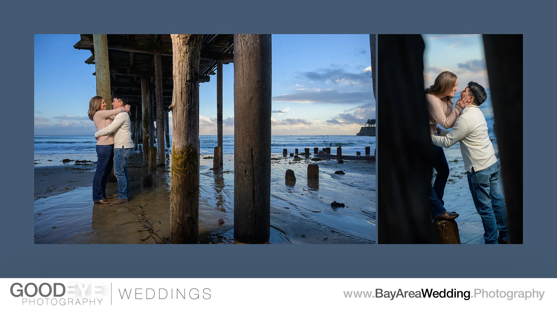 Capitola Beach Engagement Photos - by Bay Area wedding photograp