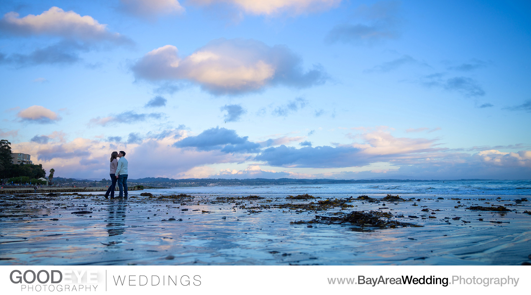 Capitola Beach Engagement Photos - by Bay Area wedding photograp