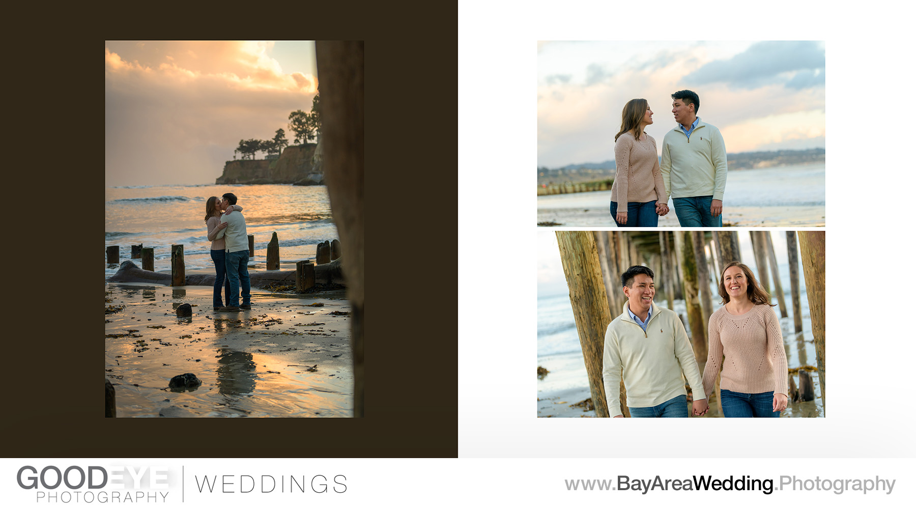 Capitola Beach Engagement Photos - by Bay Area wedding photograp