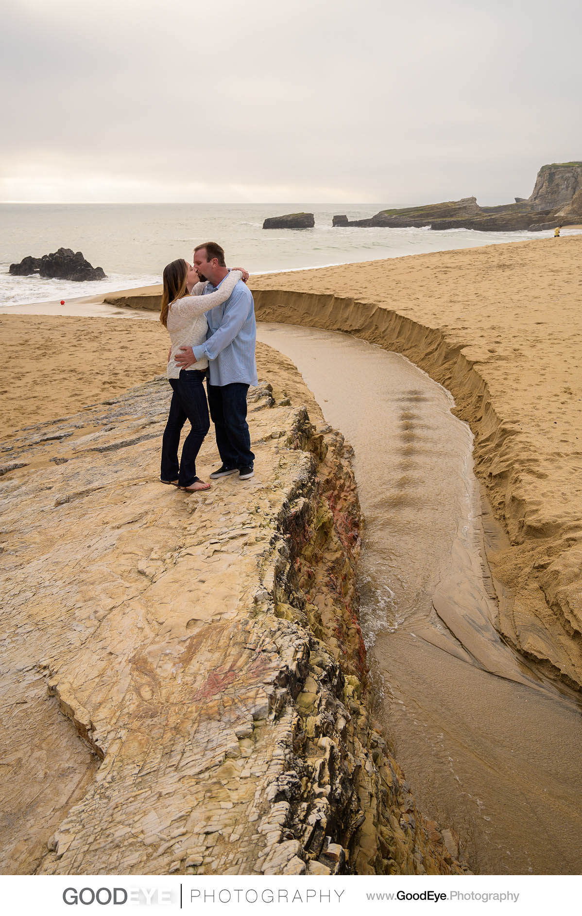 Panther Beach Santa Cruz Engagement Photos - by Bay Area wedding