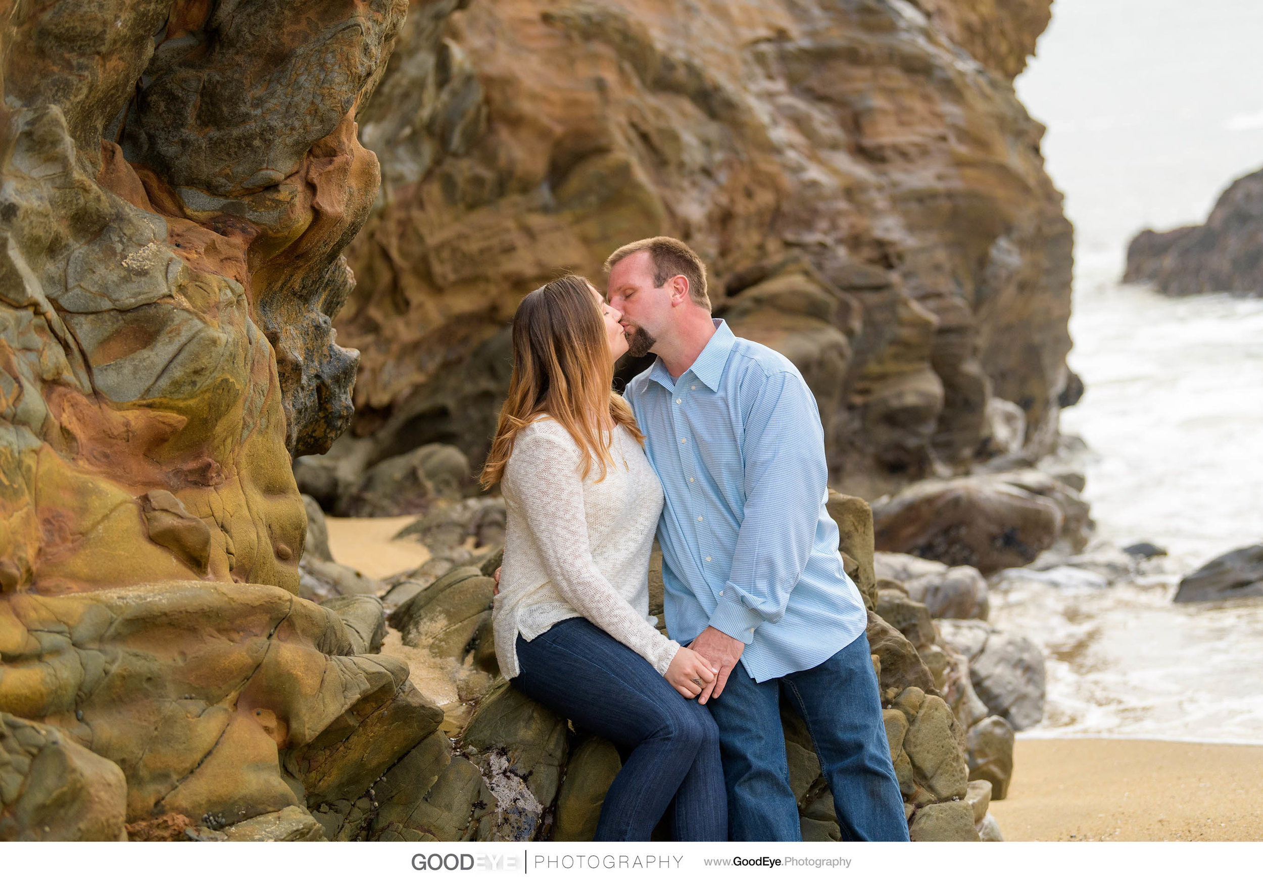 Panther Beach Santa Cruz Engagement Photos - by Bay Area wedding