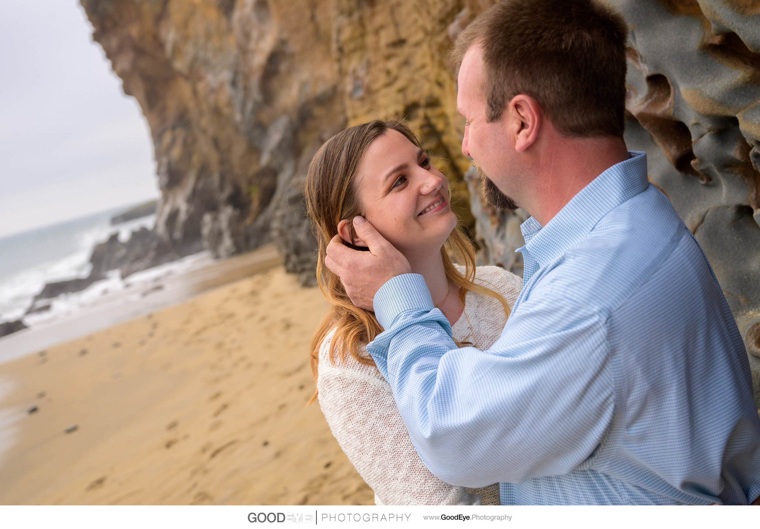 Panther Beach Santa Cruz Engagement Photos - by Bay Area wedding