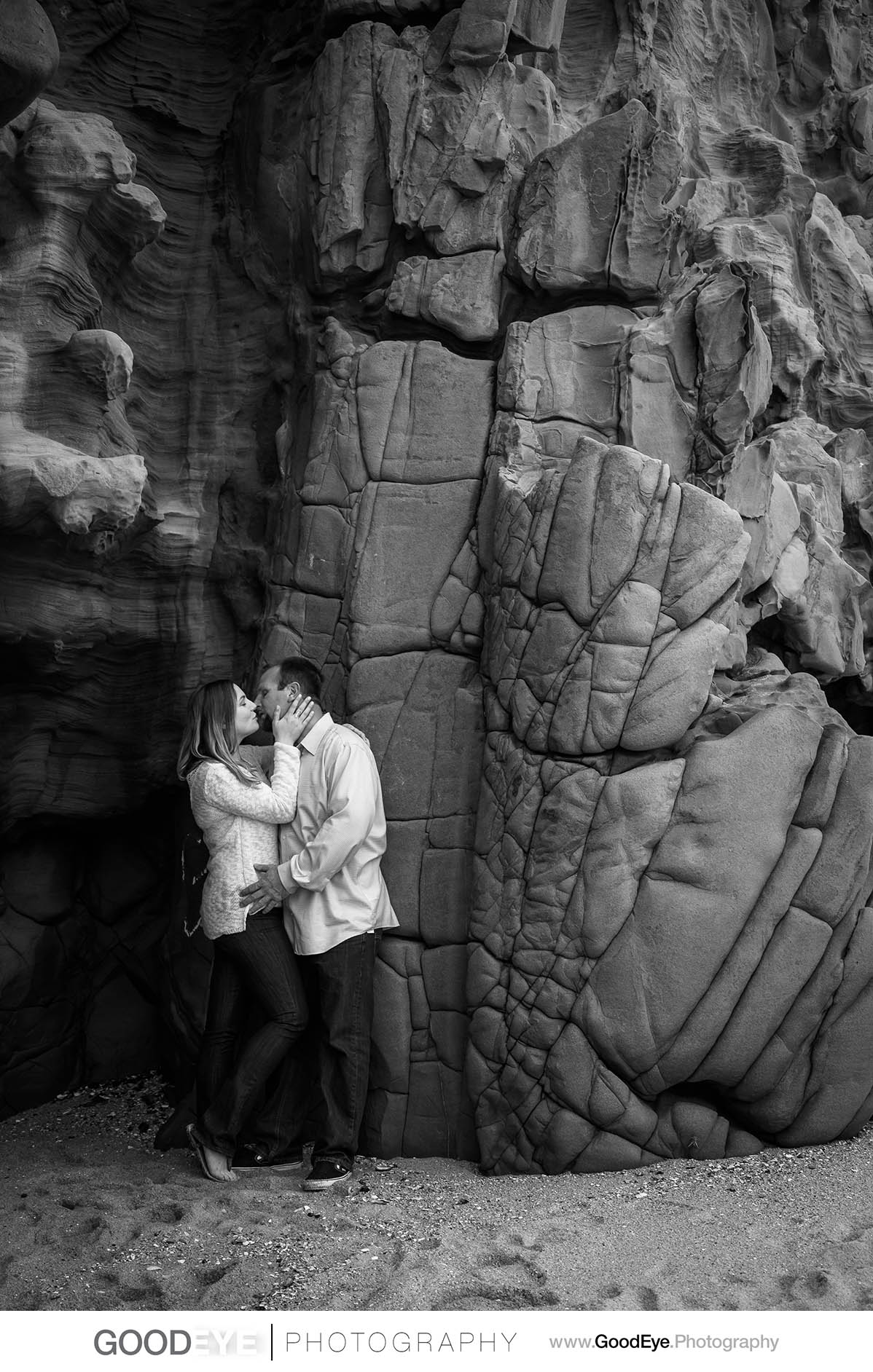 Panther Beach Santa Cruz Engagement Photos - by Bay Area wedding