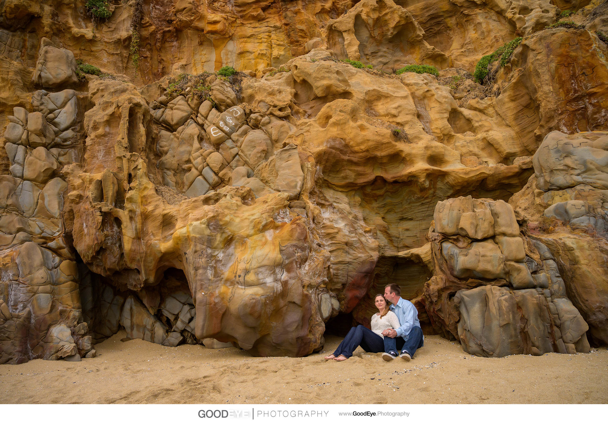 Panther Beach Santa Cruz Engagement Photos - by Bay Area wedding