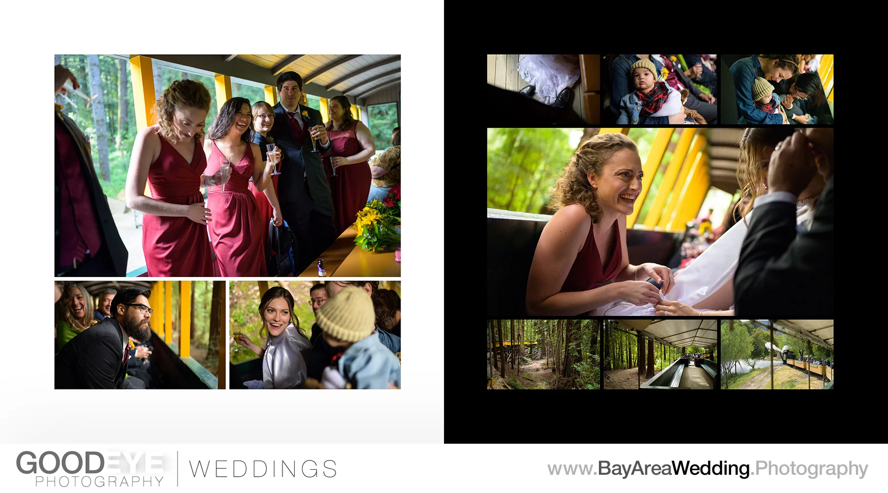 Roaring Camp Wedding Photography - Carol and Nick - by Bay Area