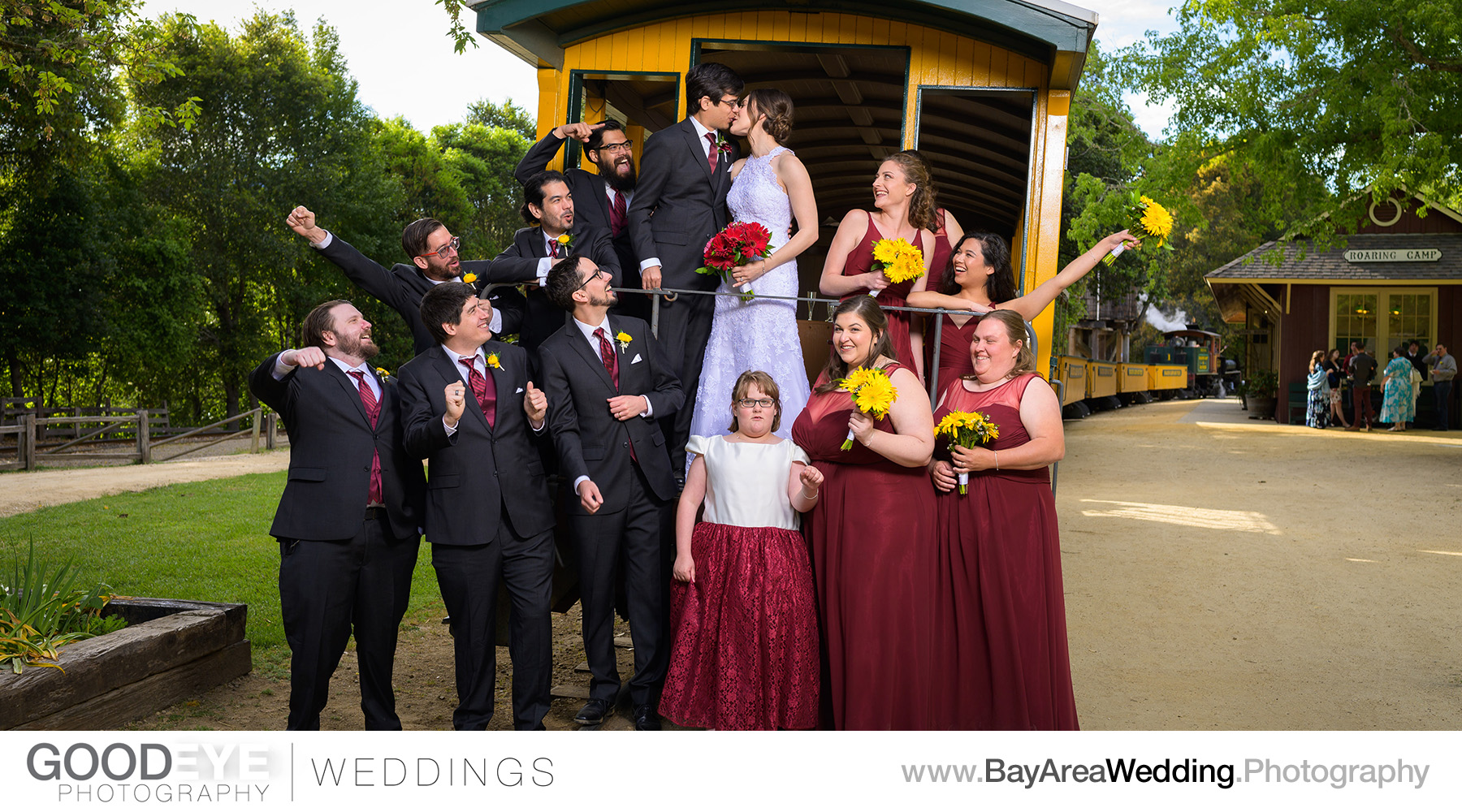 Roaring Camp Wedding Photography - Carol and Nick - by Bay Area 