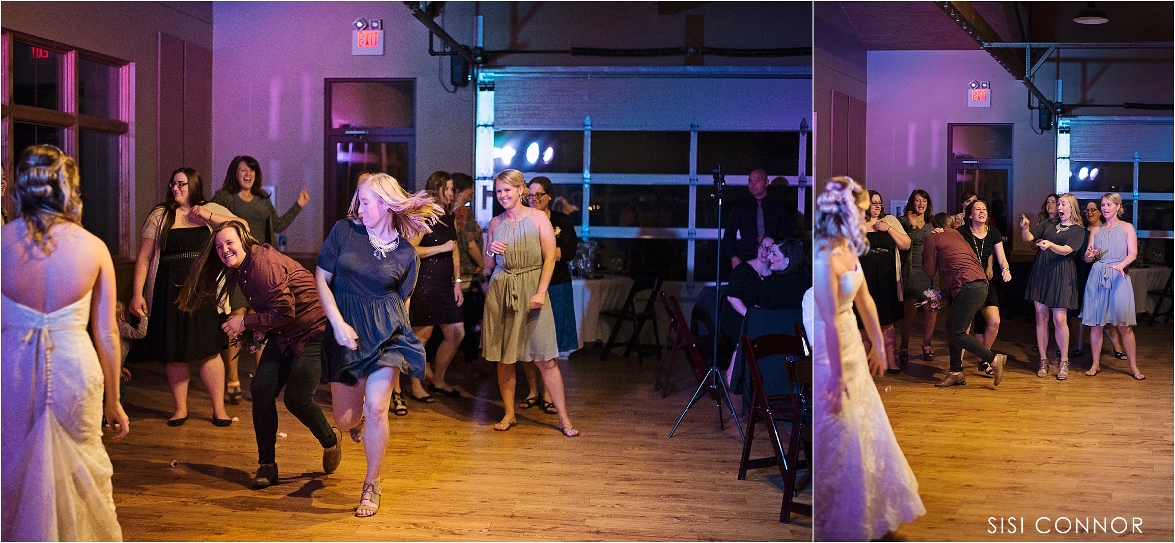 Wedding reception at the Cedar Ridge Winery in Swisher, Iowa