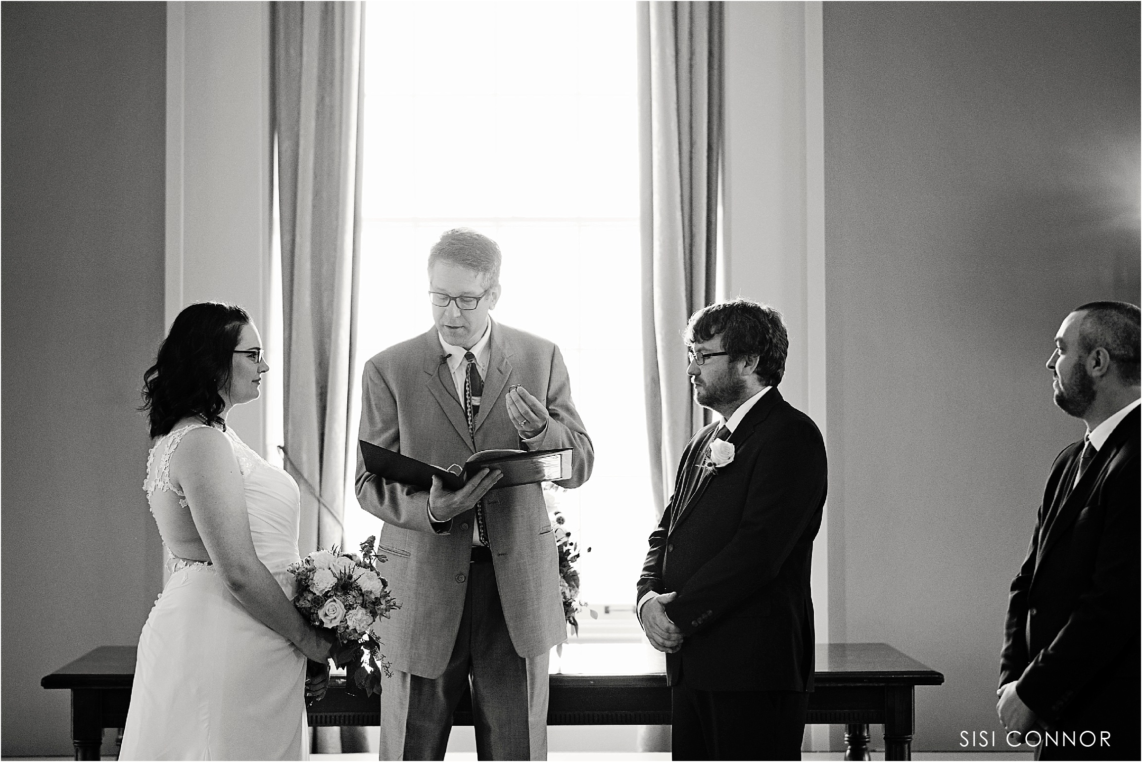Old Capital Museum Senate Chamber Wedding in Iowa City