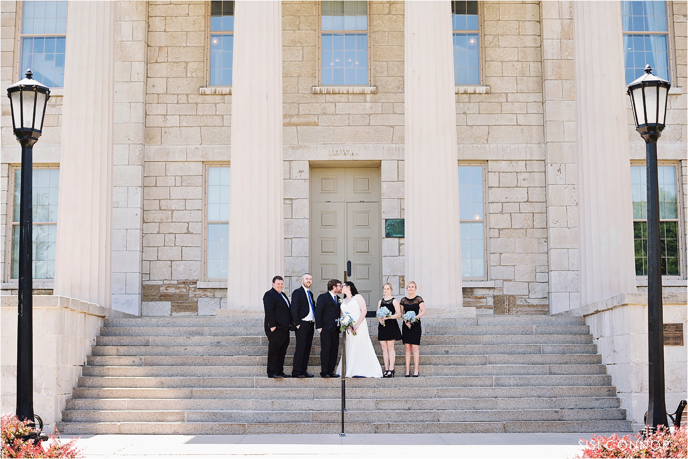 Old Capital Museum Senate Chamber Wedding in Iowa City