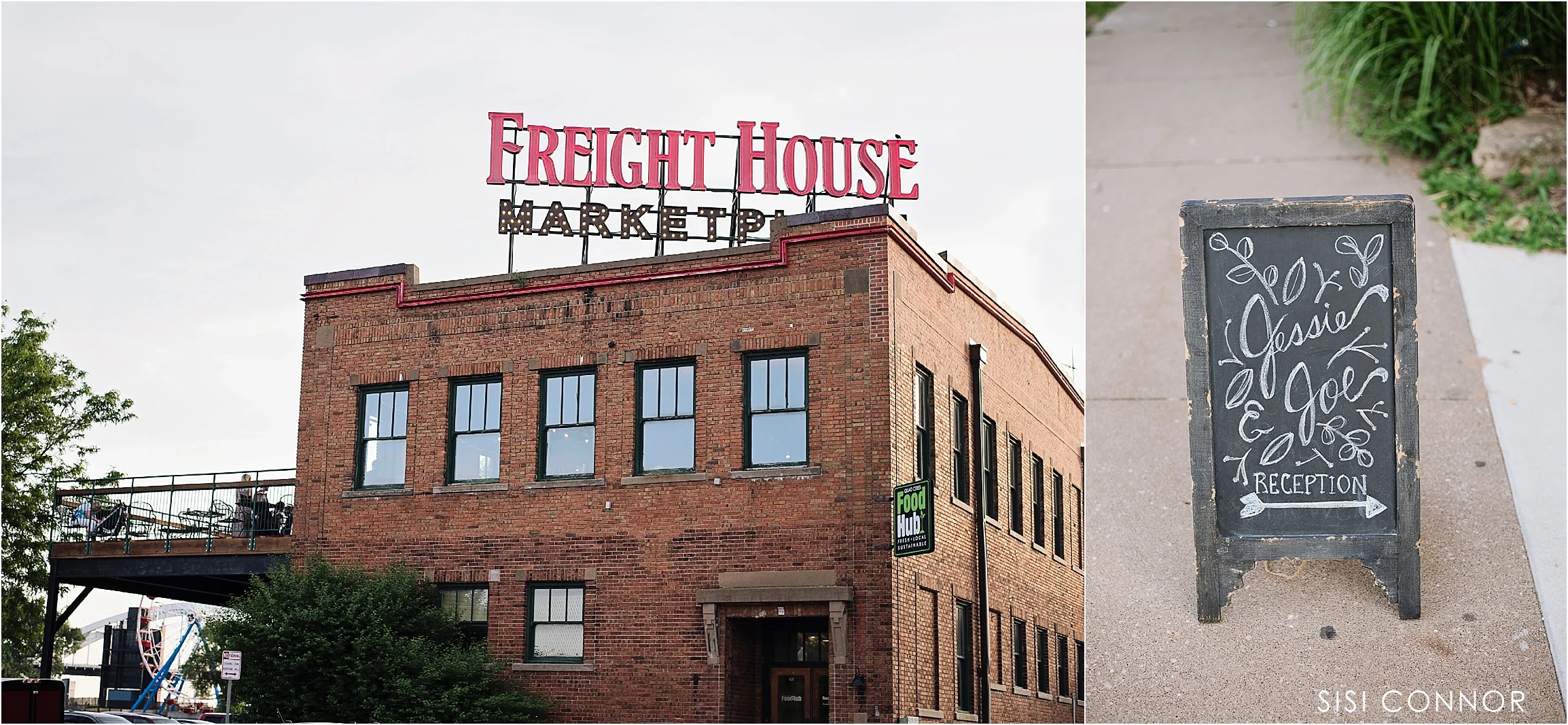 Old Freight House Dubuque wedding reception