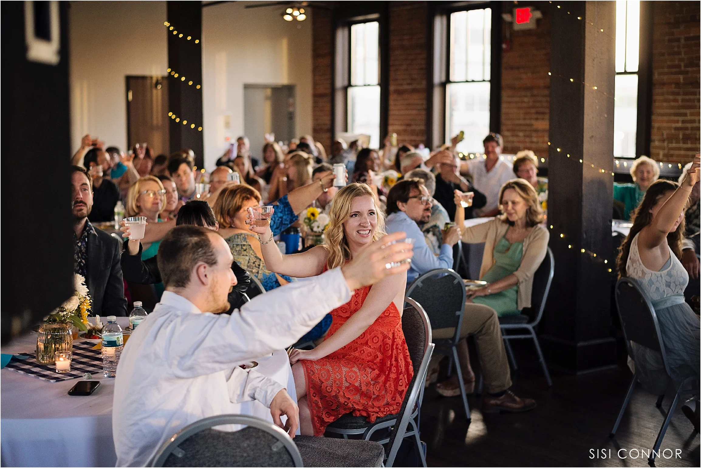 Old Freight House Dubuque wedding reception