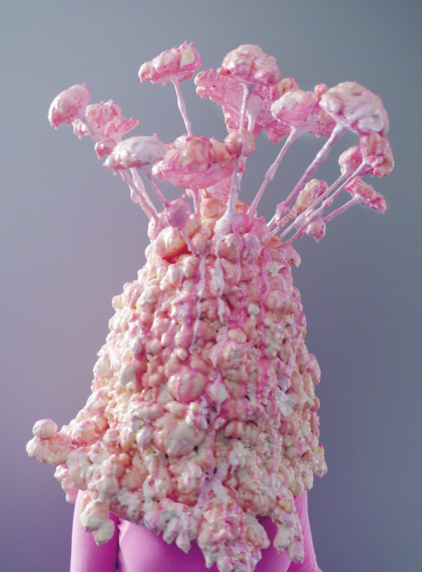 Leah Piepgras, Cloud Mantle / Cloud Vision, Foam, Wood, Epoxy Resin, 2014