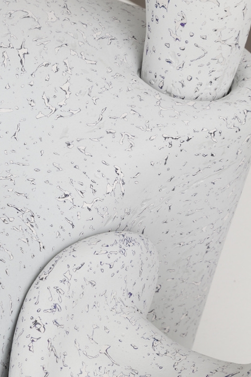 IV-X-6236c (detail), wood, tinted epoxy filler, paint, 2014 Courtesy of Proxy, photo by Charles Benton