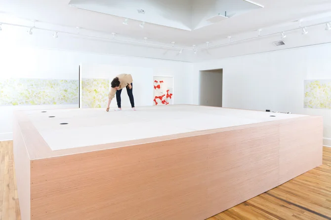 Amy Beecher, tbh, installation view, Providence College 2016