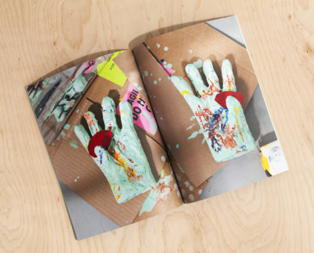 Barbara Weissberger, Sole (top) Gloves (bottom), Softcover Book, 11” X 8 ½”, 2016, Ed. Of 50