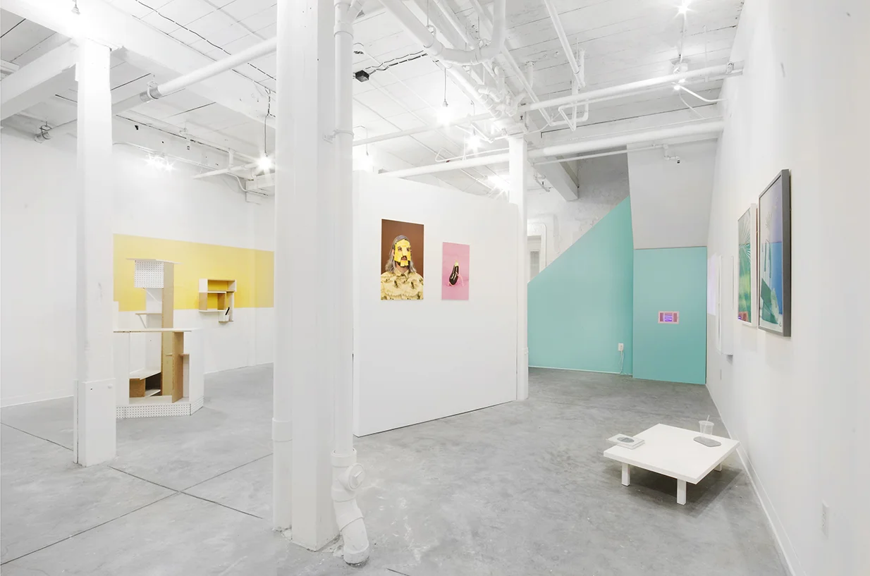 Installation shot of Besides at GRIN, January 2016