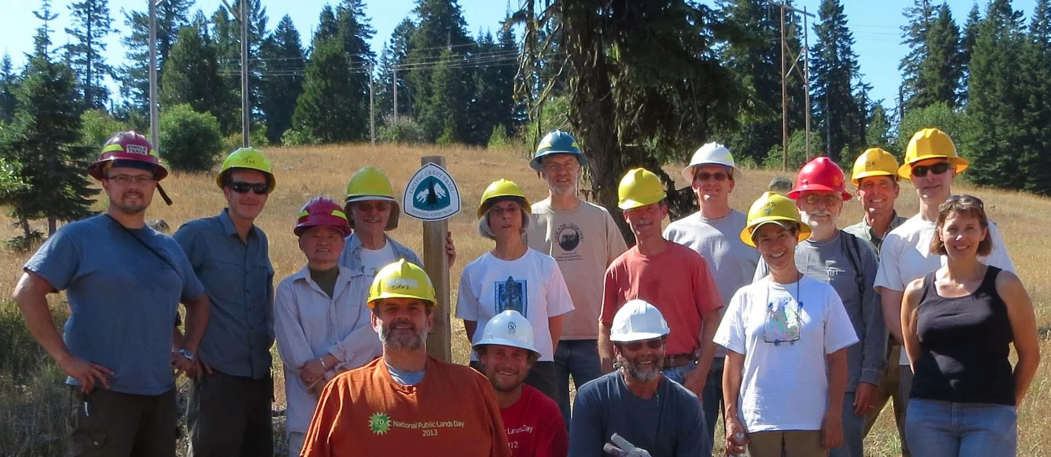 Volunteers at the 2013 National Public Lands Day. 