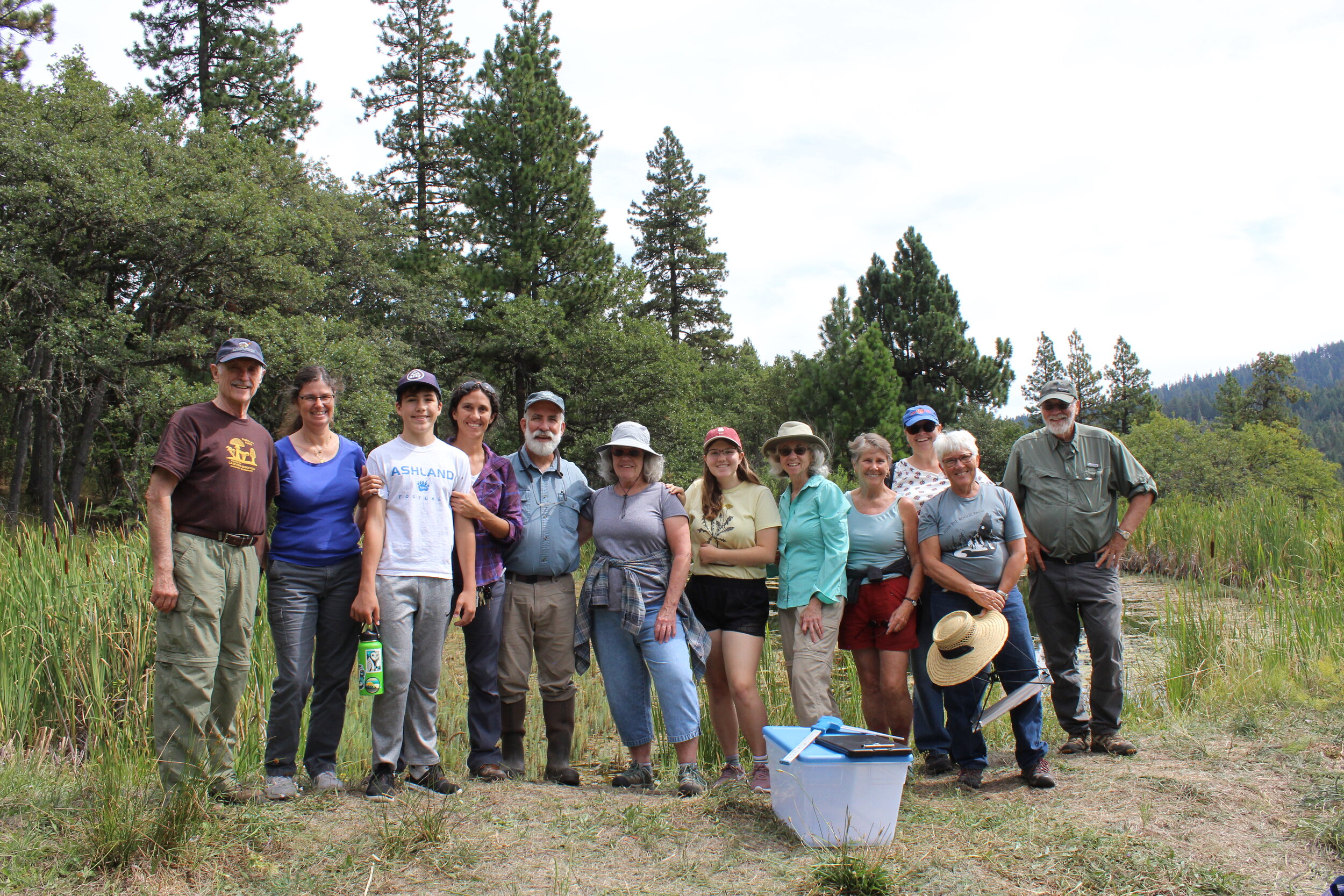  Dr. Parker and our team of citizen scientists! 