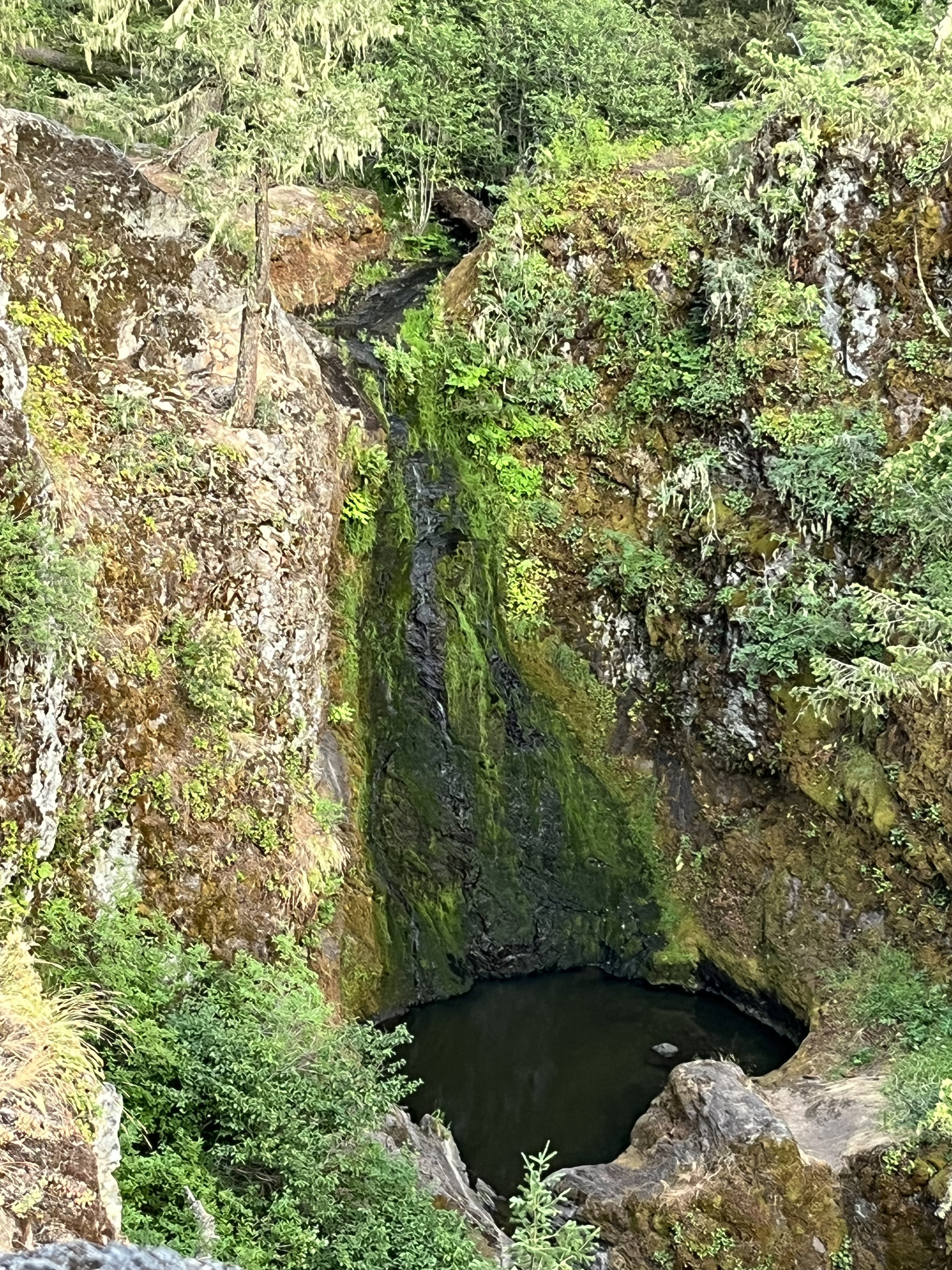  Lost Falls and its pool below 