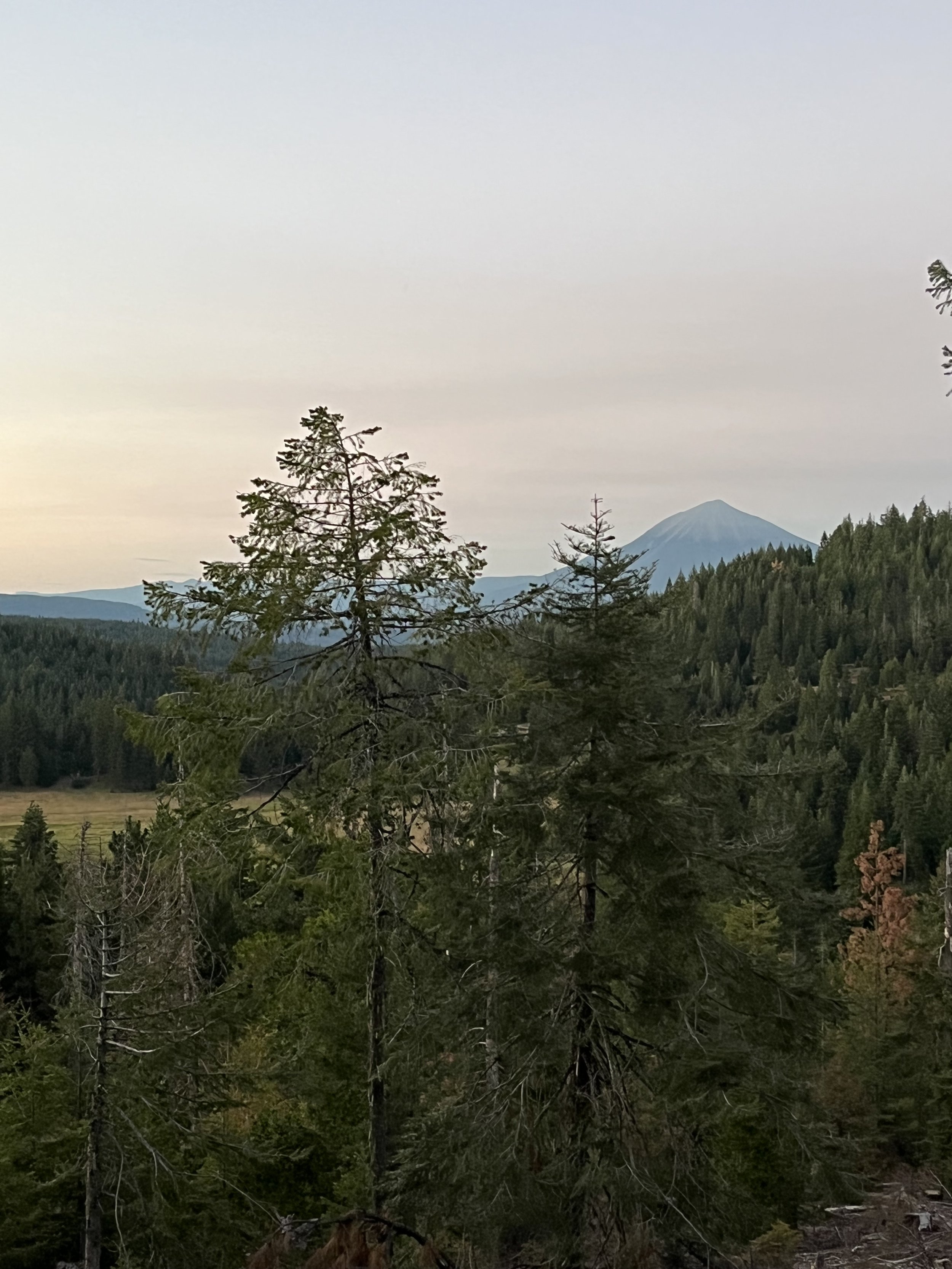  A view of Mt. McLoughlin is visible on the drive in 
