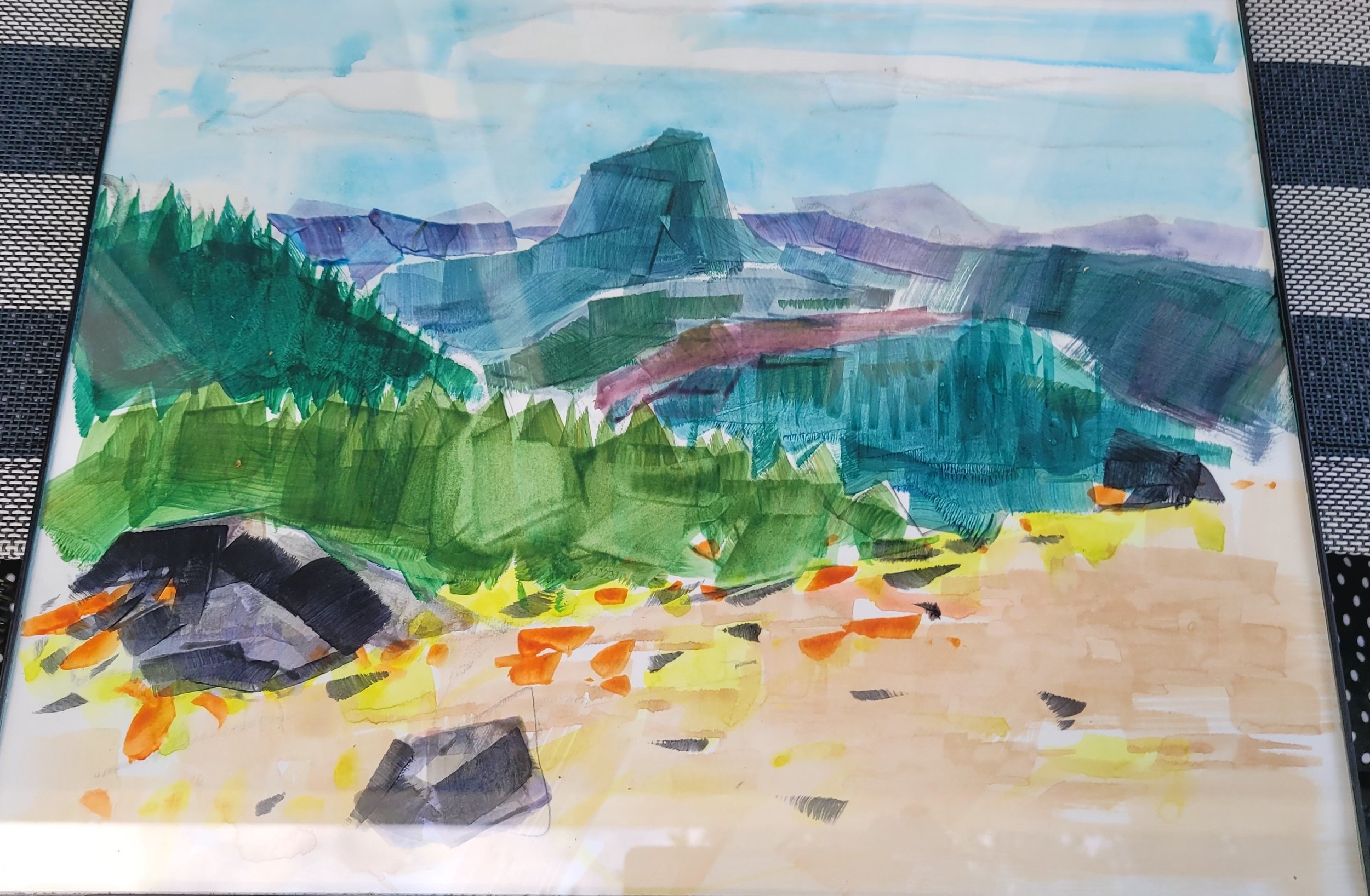 Desmond Seratorre painting of Pilot Rock