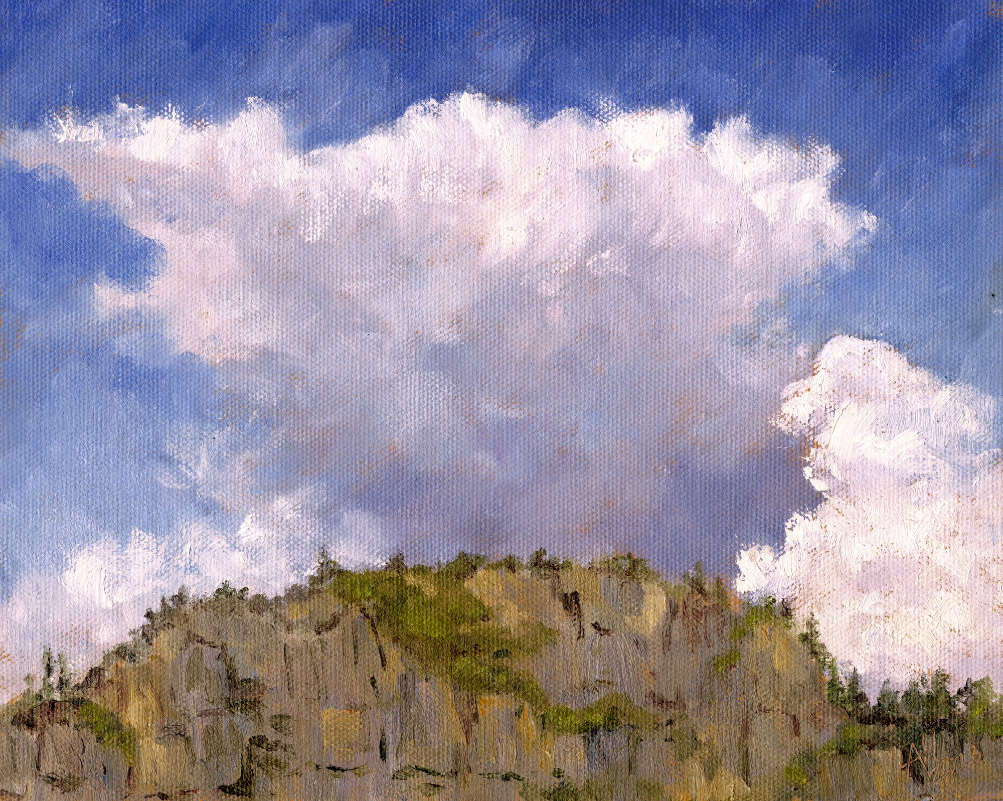 Storm Over Hobart Bluff