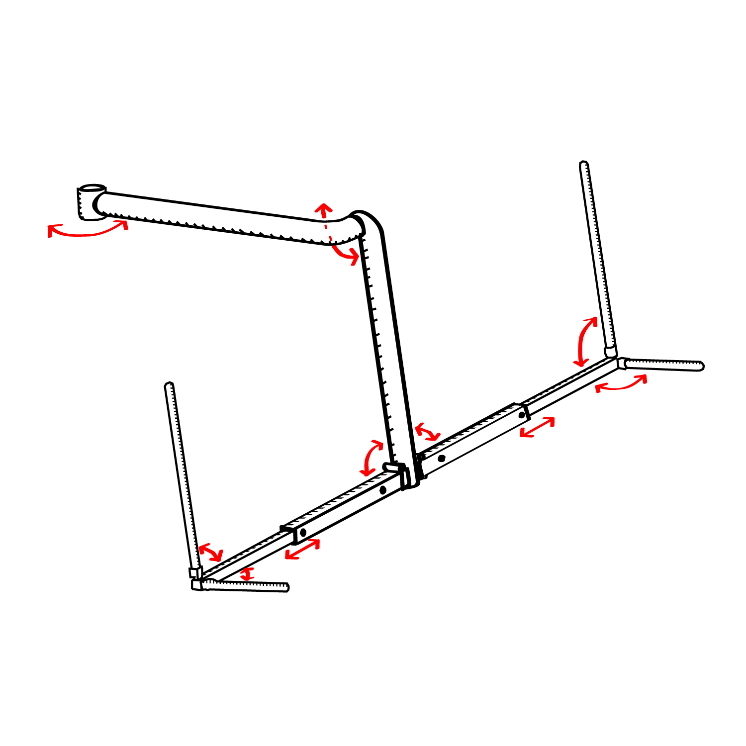 Folding Surfboard Rack