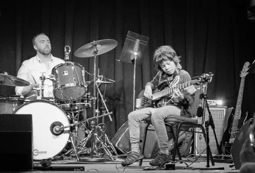 PGS Student Ben performing with Cole