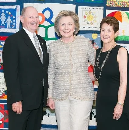 Linda and Eli Frank with Hillary Rodham Clinton at the HIPPY USA 25th anniversary celebration in April. To hear Mrs. Clinton's speech to HIPPY, go to the HIPPY website: www.hippyusa.org