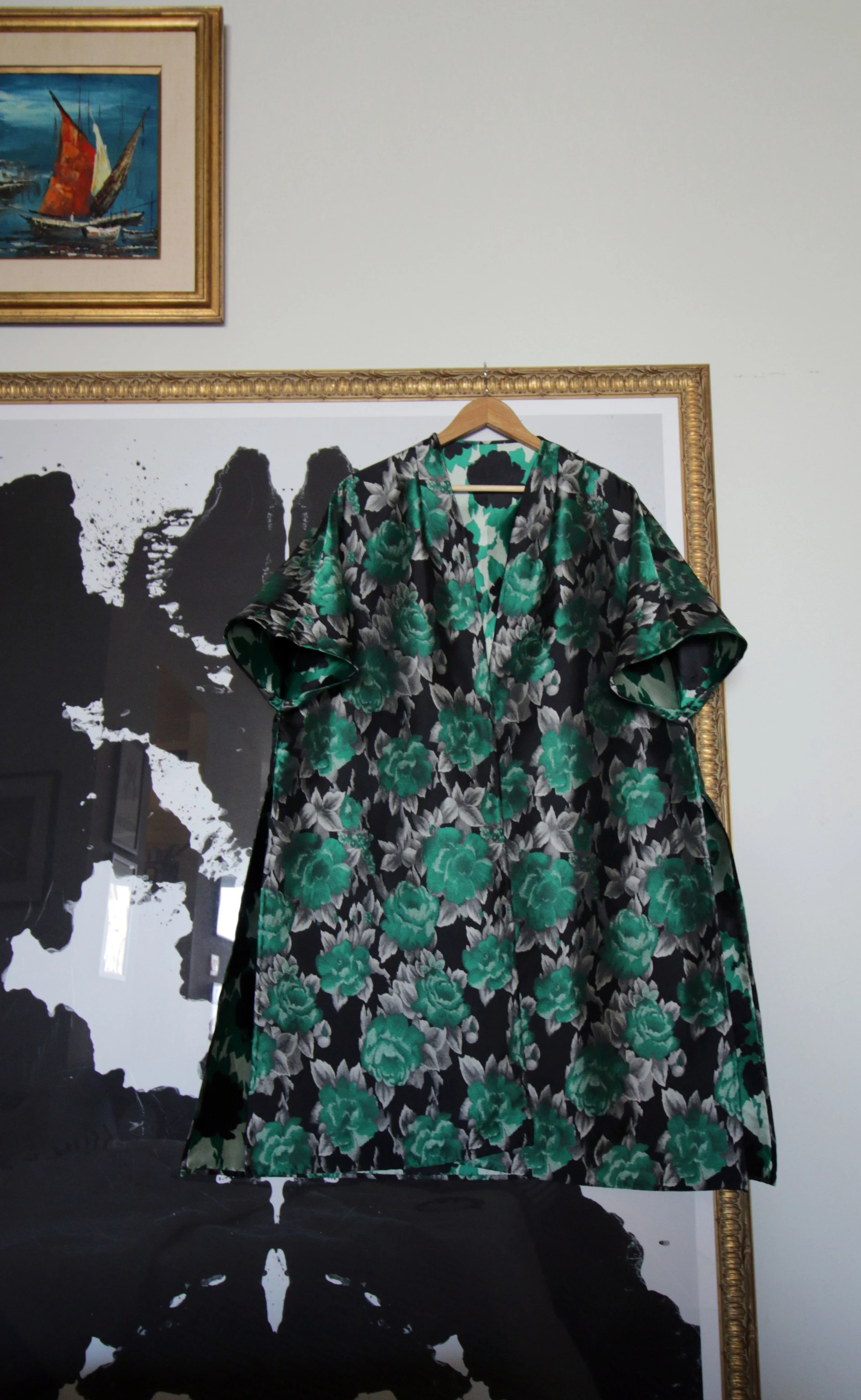 Kimono-Sleeve Opera Jacket.