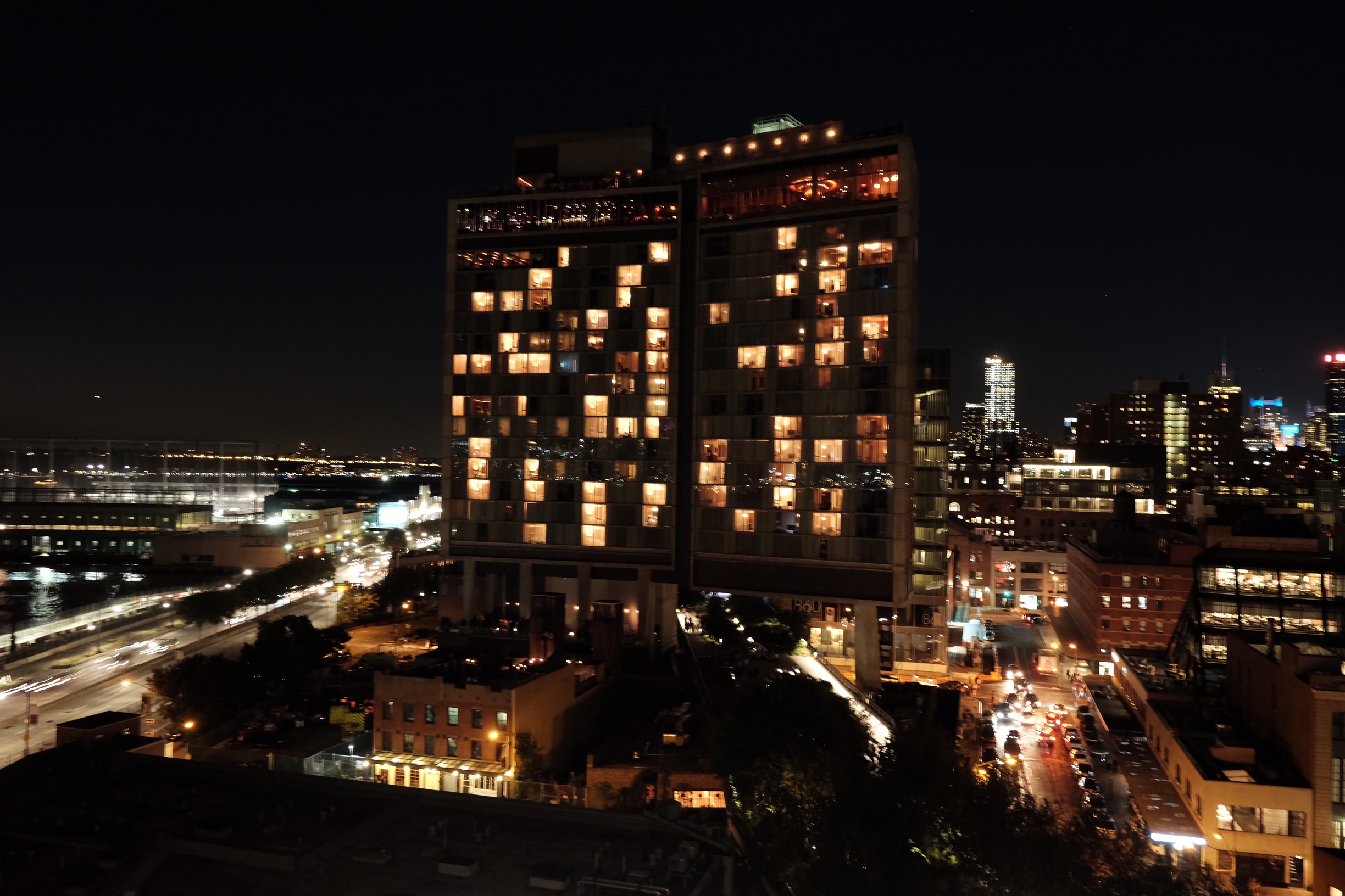 The High Line & Standard Hotel, photo by Bibhu Mainali .