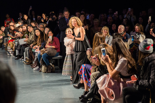 MILLY Designer Michelle Smith takes a bow.