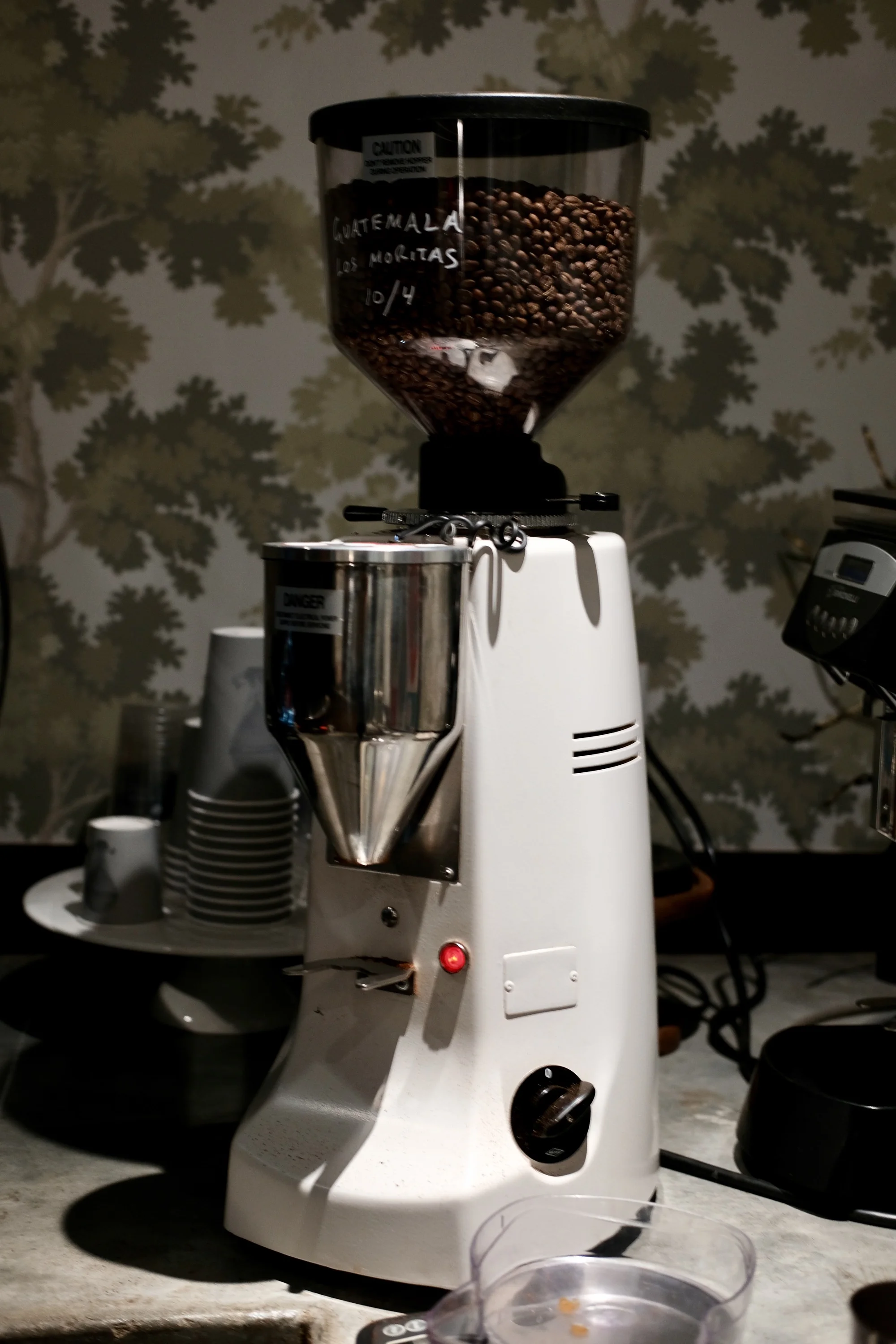 Fine tuning our grind settings for the perfect brew ratio .