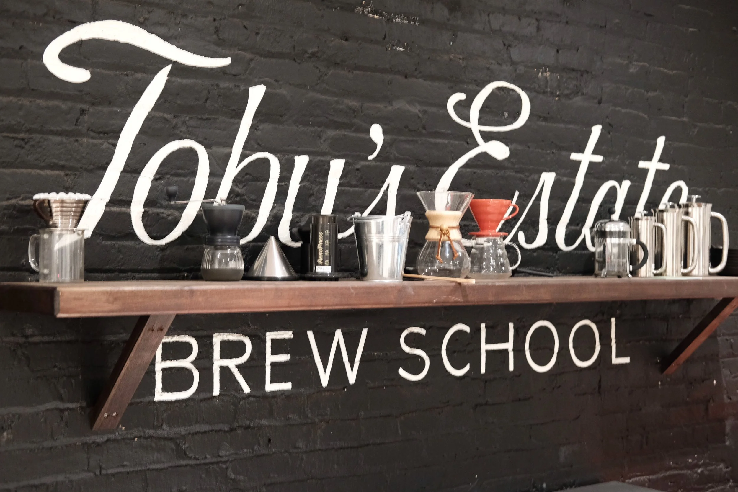 Brew School at Toby's Estate, Charles Street.