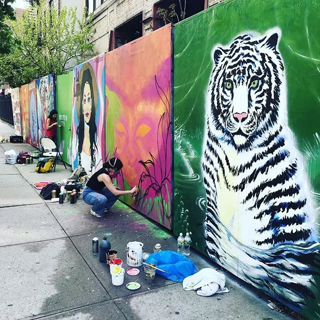 #underhillwalls @jeffbeler @bkstreetart #brooklyn #urbanjungle