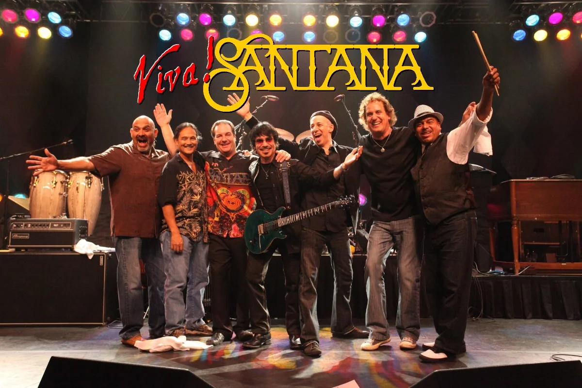"Viva! Santana" - A sonic statement that rocks from start to finish. A promise from the band to each individual that they will get what they came for: a huge helping of sound that is packed with energy and conviction. Each player loves what he is doing and it shows every time. In an era with so many tribute bands, why one more band called Viva? The answer is simple. Because it is done right. Viva is the original Santana tribute act originating in 1990 in Southern California. The music of Santana has inspired each player to pour heart and soul into every performance and become a link to the master himself. Carlos Santana and his innovative sounds have finally reached the forefront of rock where they belong. The Latin groove is paving its own way with driving rhythym and sultry beats. See for yourself why many have gone away satisfied. Become a believer and experience the soulful sound called Viva. Viva! Santana is: Arnie Vilches - Guitar, Vocals, Thomas Alan Connor - Vocals, Percussion, Pasquale Buono - Congas, Voclas, Stan 'Tawny' Gonzales - Keyboards, Vocals, Roy Tamanaha - Drums, Mike Manglicmot - Timbales, Vocals and Carlos Arias - Bass.