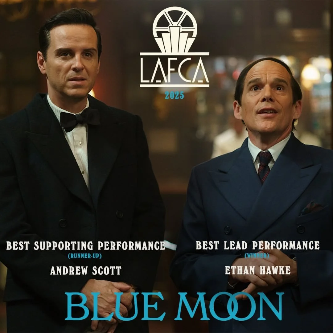 Ethan Hawke has won Best Actor and Andrew Scott runner-up for Best Supporting Performance at the Los Angeles Film Critics Association Association !

Makeup Artist for Mr. Hawke: @davidathertonmakeup 
Wigmaker for Mr. Hawke: @ballard.hair.design