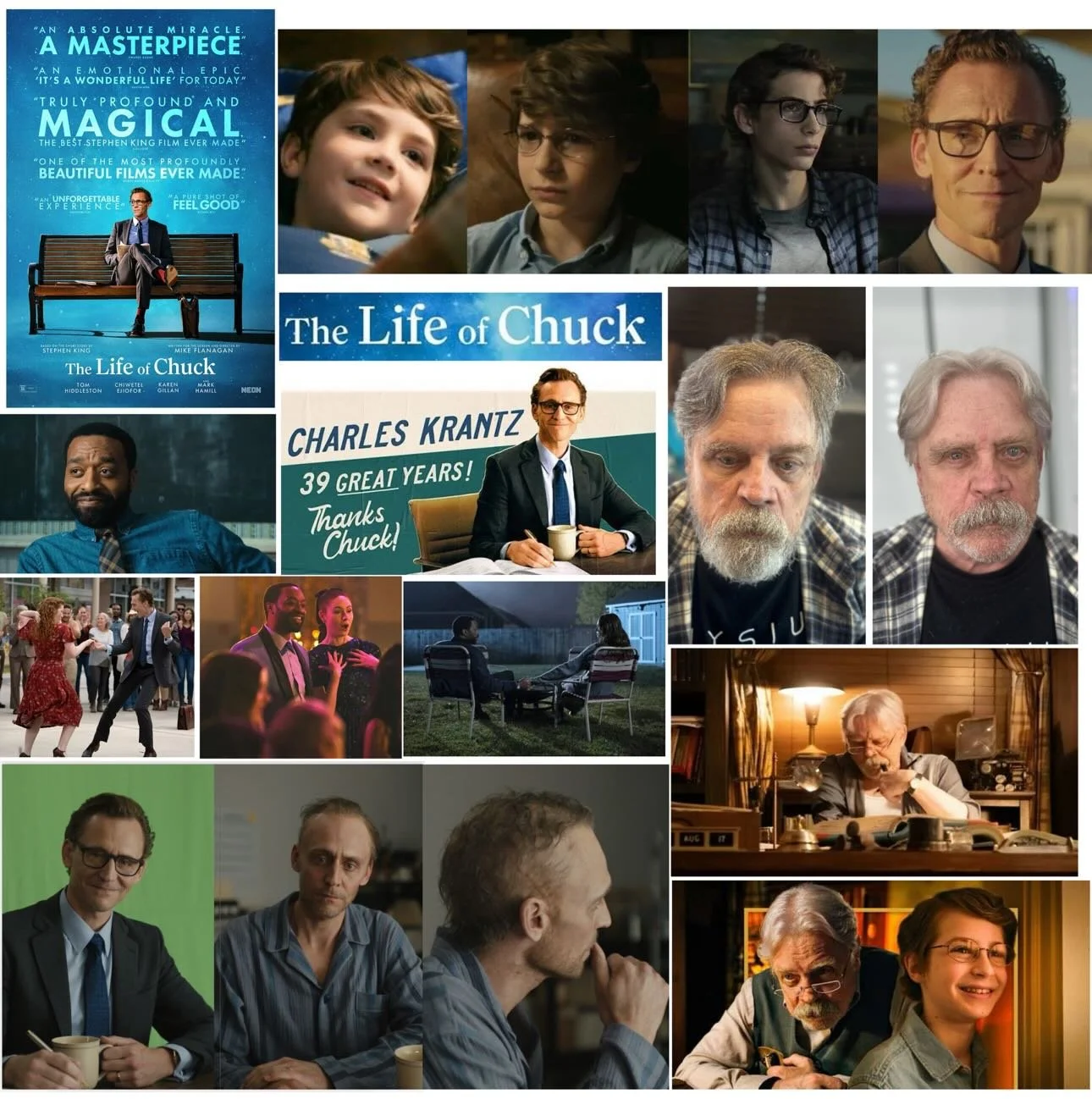 FYC: THE LIFE OF CHUCK for Best Contemporary Hairstyling for a FEATURE FILM 

Swipe for Timelapse. 

Hair Department Head, Wigmaker for Tom: @ballard.hair.design 
Key Hairstylist: @moniquelhair 
Hairstylist: @ashleywestmua 

Makeup Dept. Head: @amylf